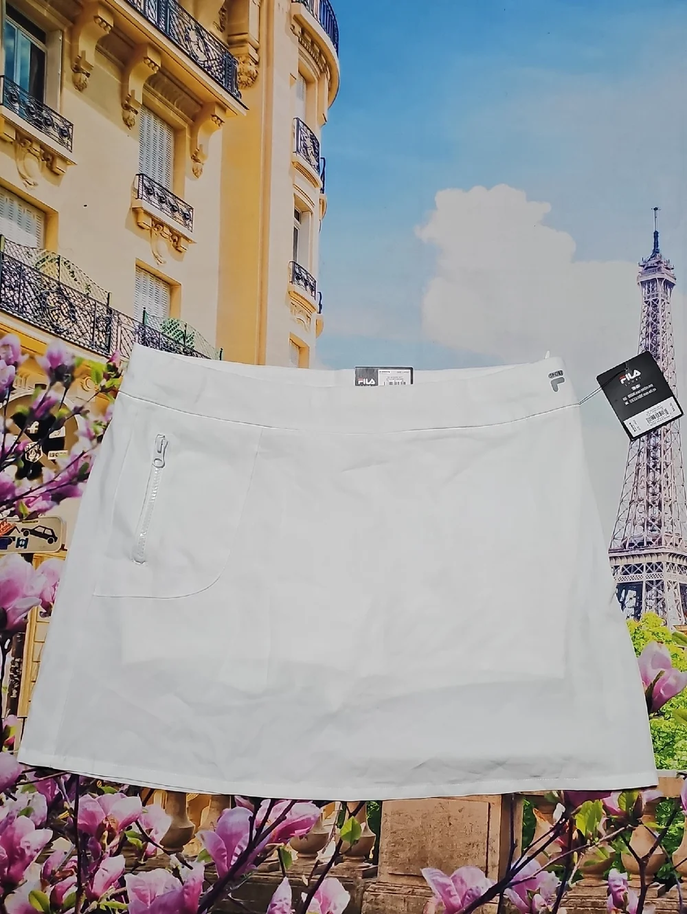 Fila White Golf Tennis Mini Skort‎ Size Large New